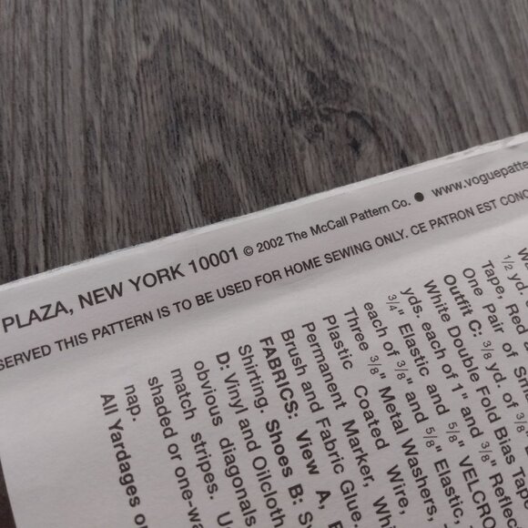 18" Doll Clothes Sewing Pattern Costumes Firefighter Nurse Doctor UNCUT 7678 - Picture 6 of 8